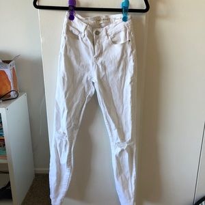 White ripped jeans from Pacsun